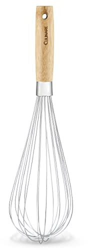 Culinare Naturals C70010 Batidor de Globos, Bambú Sostenible/Acero Inoxidable, 34cm x 9cm, Batidor de Mano/Horneado/Mezclado/Preparación de Alimentos