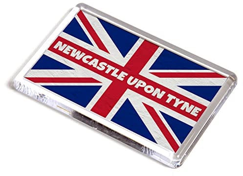 FRIDGE MAGNET - Newcastle-upon-Tyne - Union Jack Flag