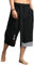 Traditionelle japanische Kimono-Hose, asiatische Kleidung, Badehose, lässig, locker, japanischer Stil, Leinen, Schwarz, Größe XL, Gewicht 65–75 kg