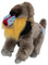 Teopet Mandrill-AFFE Pavian Kuscheltier 28 cm groß – weich und flauschig - lebensecht - Realistisches Plüschtier, Stofftier aus nachhaltigen Materialien - Geschenk für Babys, Kinder und Erwachsene
