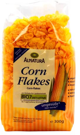 Alnatura Bio Cornflakes ungesüßt, 6er Pack (6 x 300g)