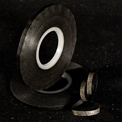 Fine Line Klebeband 3mm x 25m schwarz Masking Tape Draping Tape Konturenband, Kunst, stabilisiertes, niedriggekrepptes Spezialpapier