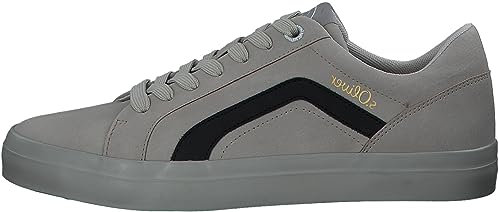 s.Oliver Herren Sneaker flach aus Kunstleder Freizeit, Braun (Taupe), 44 EU