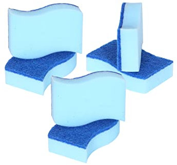 K-ONE Heavy Duty Scrub Sponge Dishwashing Sponge for Kitchen Bathroom Home and Office Cleaning (Pack of 6)