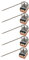 Cusstally 5X NC 50-300 grados Termostato capilar Control de la temperatura horno