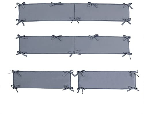 Fuzzbat Höhenverstellbar Anti-Kollisions-Schutzgitter Bettumfang Kinderbett Zaun Bett Allgemeine Weiche Kinderbettgitter