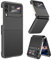 Designed for Galaxy Z Flip 3 Case with Hinge Protection for Samsung Flip 3 Heavy Duty Shockproof Full Body Protective Phone Case Cover for Z Flip 3 5G(2023)-Black