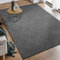 the carpet Rio - moderner und weicher Teppich Wohnzimmer Schlafzimmer mit Anti-Rutsch-Rücken und 3D-Optik, Flauschige Oberfläche, pflegeleicht und robust, Anthrazit, 160 x 220 cm