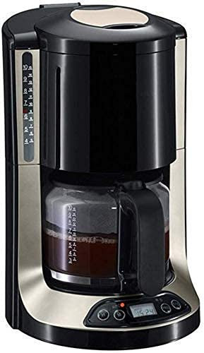 Macchina per il caffè, Macchina per caffè con filtro Macchina per caffè programmabile da 10 tazze con timer Mantieni caldo Funzione di spegnimento automatico Sistema antigoccia, Filtro riutilizzabile