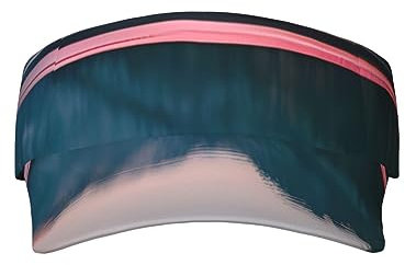 See und Sonnenuntergang Erwachsene Sonnencreme Visier Kappe - Stilvoller und verstellbarer Sonnenschutz Hut für Männer und Frauen, See und Sonnenuntergang, Einheitsgröße, See und Sonnenuntergang,