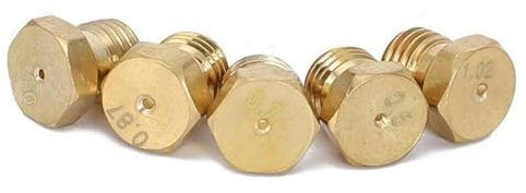 Lot de 5 brûleurs à gaz naturel pour plaque de cuisson au gaz naturel GPL, jets, buses et injecteurs