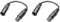 Adam Hall Cables 3 STAR DHM 0020 - Adaptateur DMX XLR femelle 5 points vers XLR mâle 3 points 0,2 m (Lot de 2)