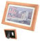 Waveshare 7.3inch ACeP 7-Color E-Paper with Solid Wood Photo Frame, Ultra-Long Standby, 800 × 480 Resolution, Batt Included