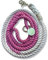 Flossie And Floof, Pink Grapefruit, Strong, Heavy-Duty Rope Dog Lead, Five Foot long