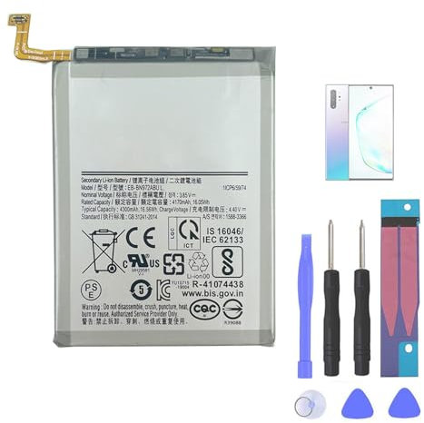 Aousavo EB-BN972ABUL Batterie de Rechange Galaxy Note 10 Plus Compatible avec Galaxy Note 10 Plus Galaxy Note 10+ 5G SC-01M SM-N975D SM-N975U SM-N976N EB-BN972ABUL