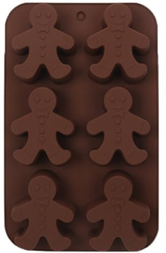 yeeplant Lebkuchenform für Weihnachten – niedliche Silikon-Backform, klein