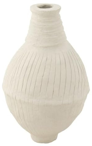Pot Déco en Papier Maché Laxmi 85cm Blanc