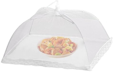 Mesh Food Cover Tent Umbrella, 14 Food Domes, Food Covers Mesh Pop Up Nets for Outdoors, Screen Tents, Parties Picnics, BBQs, Reusable and Folding
