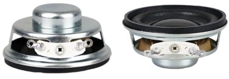 Potente altavoz de frecuencia completa de 40 mm, imanes fuertes de 4 ohmios, 3 W, par de bocinas con graves para altavoz auditivo, 2 unidades