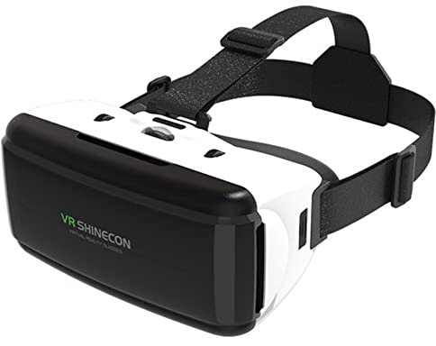 Orolotay VR Virtuelle RealitäT 3D Brillen Box Stereo VR für Cardboard Headset Helm für IOS Android (G06)