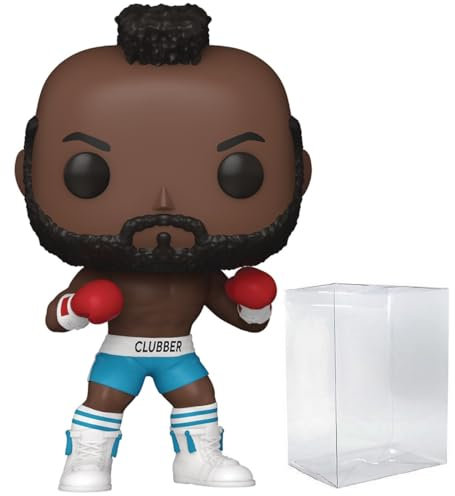 POP Filme: Rocky - Clubber Lang​ Funko Vinyl-Figur (gebündelt mit kompatibler Box-Schutzhülle), mehrfarbig, 9,5 cm