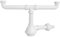 Schläfer 4395302 | Sifone Universale a Fiasco salvaspazio per Lavelli a 2 vasche 11/2 - Uscita Diam 40mm x L. 250 mm, Scarico Lavandino a due vie con Rosone, Bianco