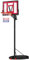 AIYAPLAY Canasta de Baloncesto Infantil con Altura Ajustable 200-260 cm Canasta de Baloncesto Exterior Portátil con Ruedas Base Rellenable y Bolsa de Peso Rojo y Negro