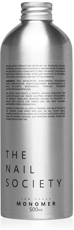 The Nail Society Monomer 500ml – Professional MMA-Free & HEMA-Free Acrylic Liquid