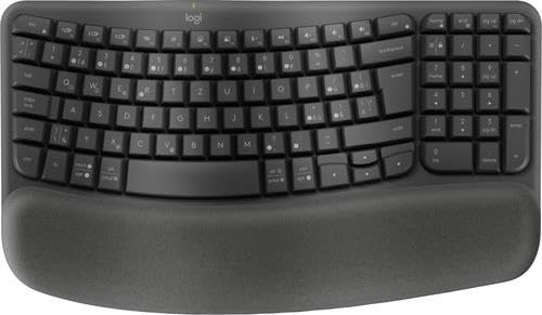 Logitech Ergo Series - Tastiera - Wireless - 2,4 Ghz, Bluetooth le