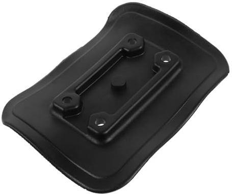 Abaodam Support de Canne à Pêche en Plastique PVC pour Bateau Gonflable et Kayak, Base Porte-Canne Antidérapante, Fixation Rapide pour Cannes Polyvalentes, Accessoire de Pêche en Plein