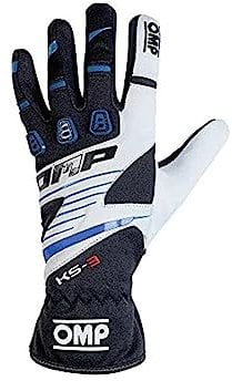 OMP OMPKK02743E175XL My2018 Ks-3 Handschuhe schwarz / weiss / blau Size XL