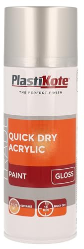 PlastiKote 071013 Trade Quick Drying RAL 9006 Gloss 400 ml
