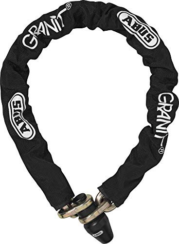 ABUS Granite Monoblock Motorcycle Lock, 180 cm Chain, Key Lock, Black