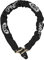 ABUS Granite Monoblock Motorcycle Lock, 180 cm Chain, Key Lock, Black