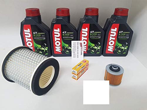 KIT TAGLIANDO YAMAHA TDM 850 OLIO 5100 10W40 FILTRO OLIO ARIA CANDELE