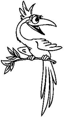 SUIFENG Aufkleber 8.6 cm x 16.2 cm Vogel Cartoon fröhlich lustig Papagei Kakadu Vinyl Auto Aufkleber schwarz Silber Aufkleber