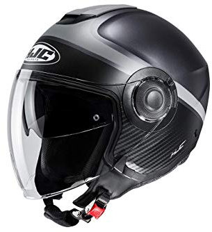 HJC Helmets jethelm I40 WIROX MC5SF XL schwarz gris
