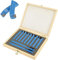 Juego de herramientas de torneado de carburo de tungsteno para tornos de metal, 11 piezas de 8 x 8 mm, herramientas de torneado de punta de carburo de tungsteno, juego de herramientas de corte con
