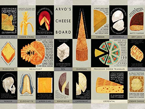 New York Puzzle Company - Neil Packer Cheese Board – 1000-teiliges Puzzle