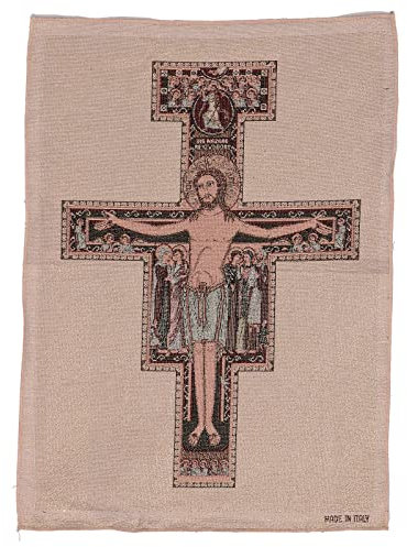 Holyart Wandteppich Kreuz von San Damiano 50x40 cm