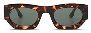 KOMONO Alpha Unisex Oval Bio-Nylon-Sonnenbrille für Damen und Herren mit UV-Schutz und kratzfesten Gläsern