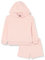 PUMA Tuta Corta Loungewear G, Jogging Unisex-Adulto, Polvere di Rose, 140