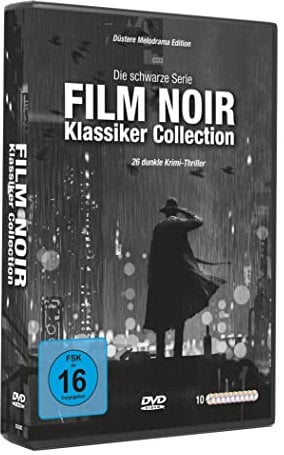 Film Noir Klassiker Collection - Schwarze Serie mit 25 dunkle Krimi-Thriller (Düstere Melodrama Edition)