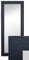 BD ART Wandspiegel Dekorativ Garderobenspiegel Ganzkörperspiegel 120x50cm Hermannstadt Lärche