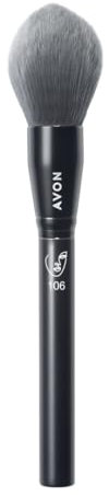 Avon All-Over-Gesichtspinsel, Make-up-Pinsel für makelloses Auftragen, Schichten, Diffundieren und Verblenden von Pudern, Vegan Friendly mit einem Griff aus recyceltem Kunststoff