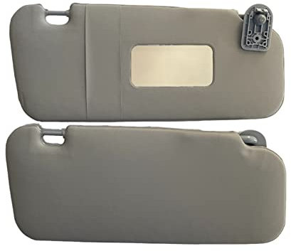 visera parasol coche Para Peugeot 207 izquierda derecha conjunto 2 piezas parasol de coche con espejo de maquillaje/parasol para parabrisas delantero 16126929BJ parasol coche delantero