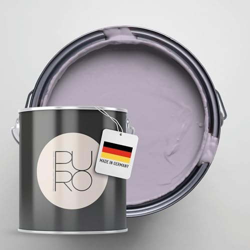 Livingwalls PURO Premium peinture murale c2001 - Peinture pour pièces d'habitation et bureaux avec un très haut pouvoir couvrant - couleur mate de haute qualité en violet - 2,5l