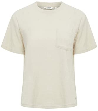 OXMO OXFrika Damen T-Shirt Kurzarm Shirt Rundhals-Ausschnitt