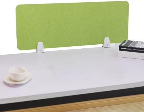 Trennwand Schreibtischteiler Abtrennung Schreibtisch-Trennwand Bildschirm Klassenzimmer, 80/ 120/ 60 CM Breit Akustische Schreibtisch-Trennwand Clamp On Panel Trennwände Mit Stützbügeln Für Studenten