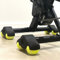 4 Stück Indoor Cycling Snap Rocker Feet Adapter mit 8 Pack Tennisbällen, Stabilitätszubehör für Smart Bike Widerstandstrainer Home Workout Equipment